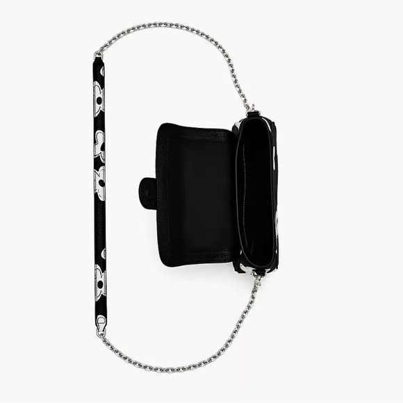 NWT! NEW! Marc Jacobs Clover Double J Daisy Convertible Shoulder Bag Black White - Picture 14 of 16
